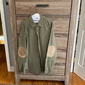 J. Crew Olive Green Casual Button Down Shirt